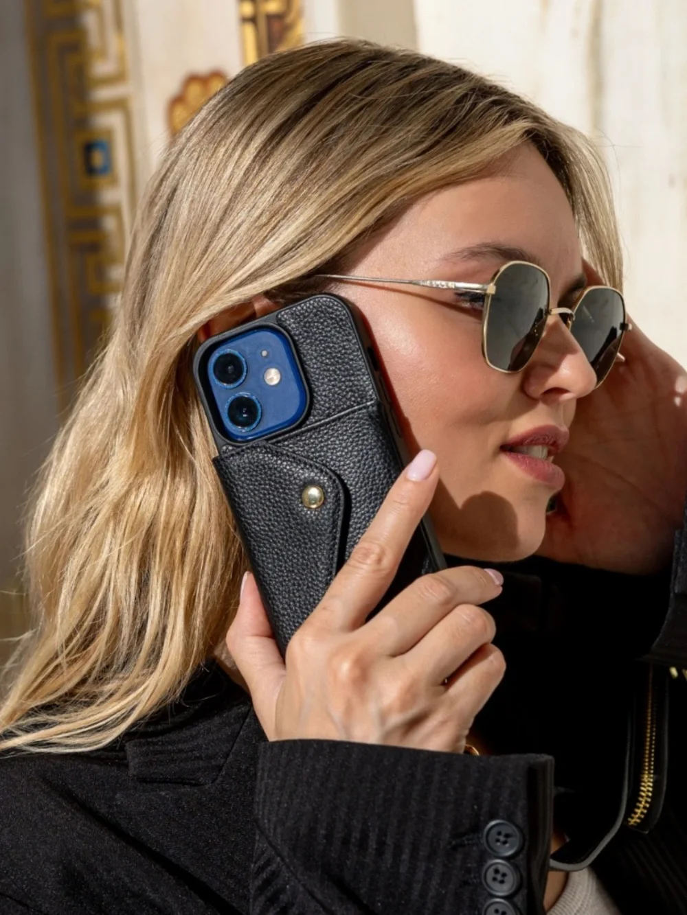 Holstere The Everly iPhone 16 Pro Max Phone Case Crossbody, Black